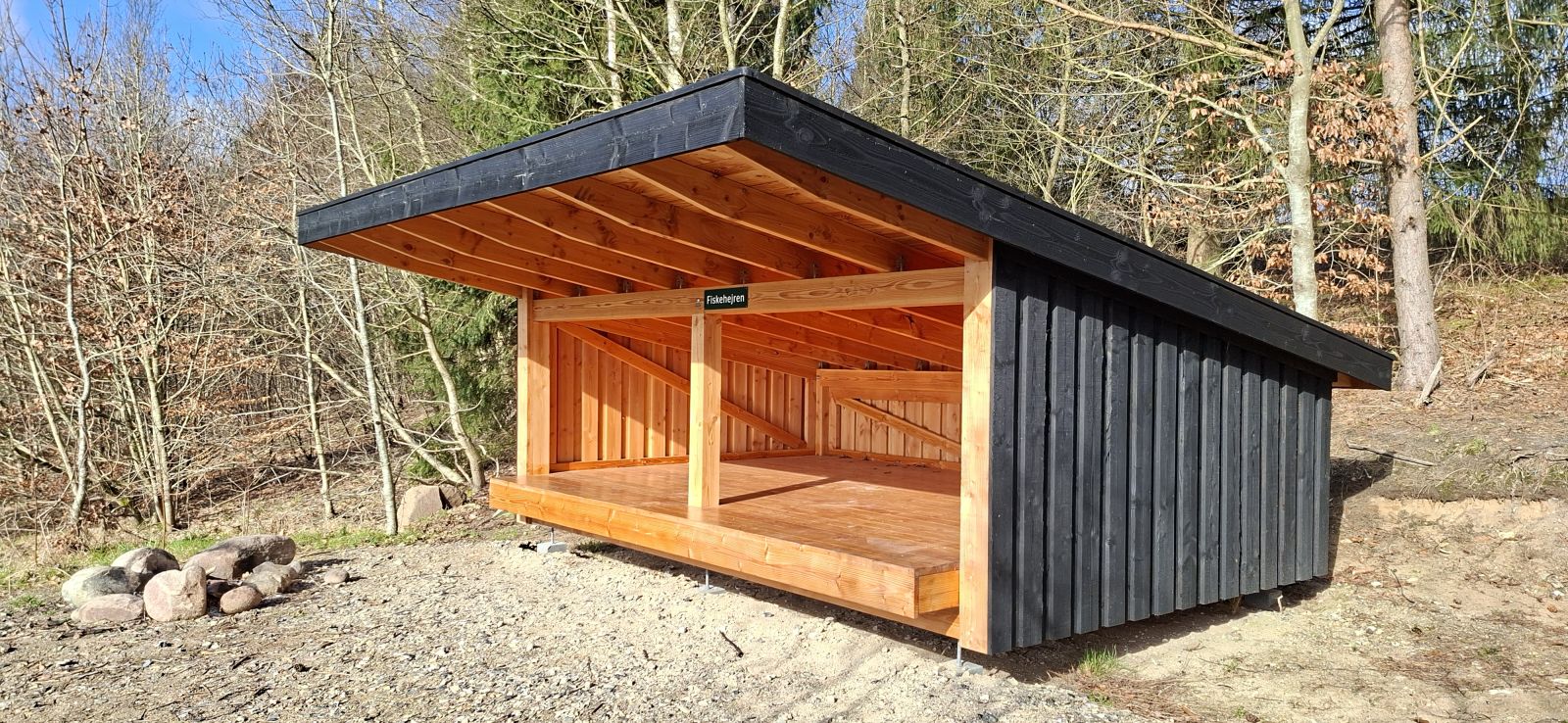 Nærbillede af shelter