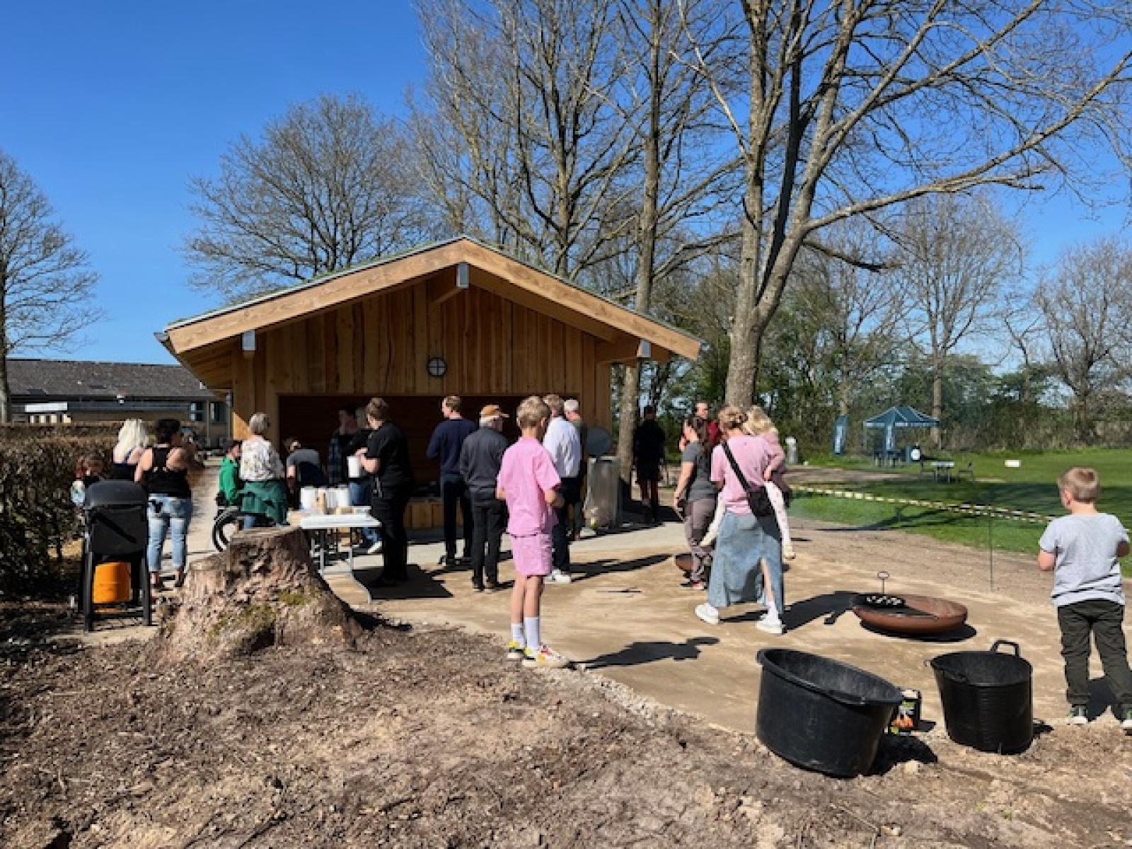 Outdoorhuset i Lemming, det overdækkede areal