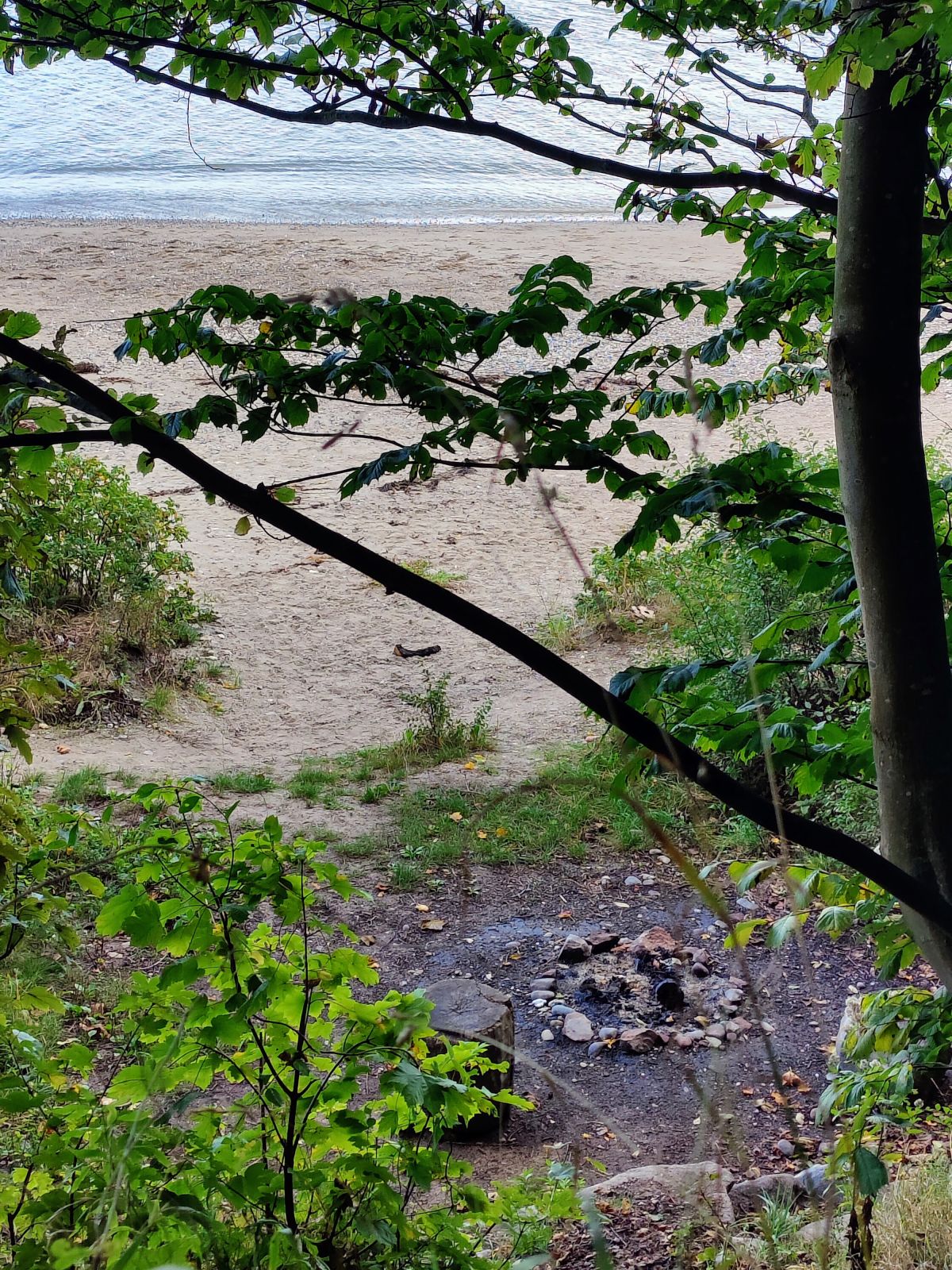 Bålplads ved Ballehage strand