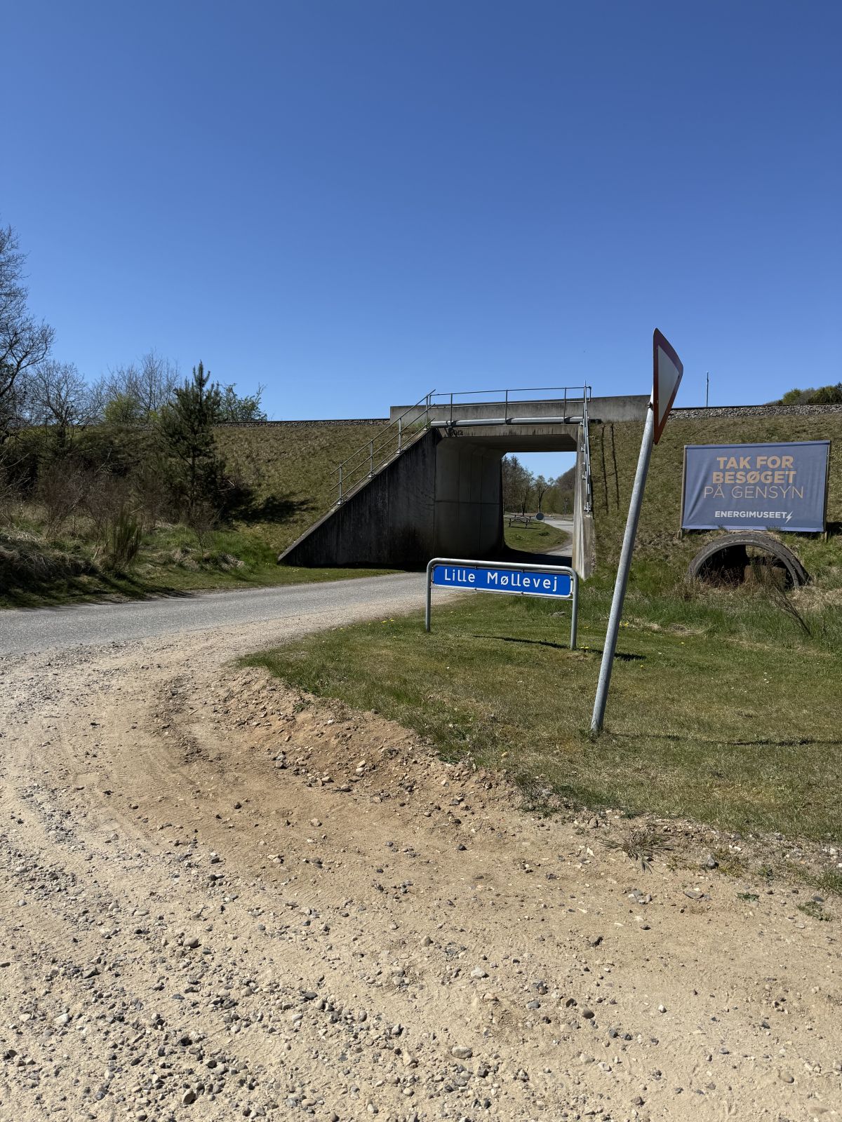 Ad Lille Møllevej til Bjerringbro (vest/nord om Gudenåcentralen)