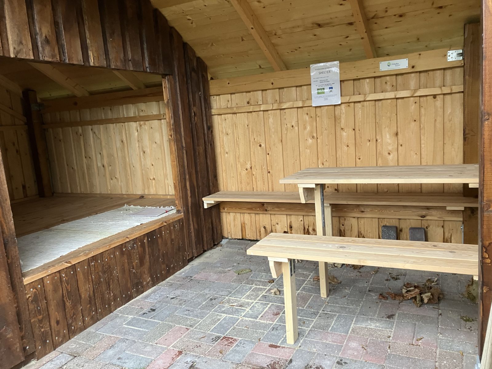 Shelter indefra