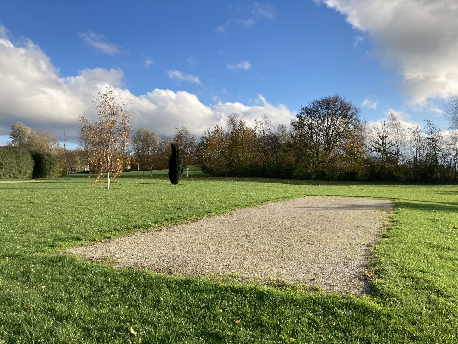 Billedet viser fritidsparkens Petanquebane