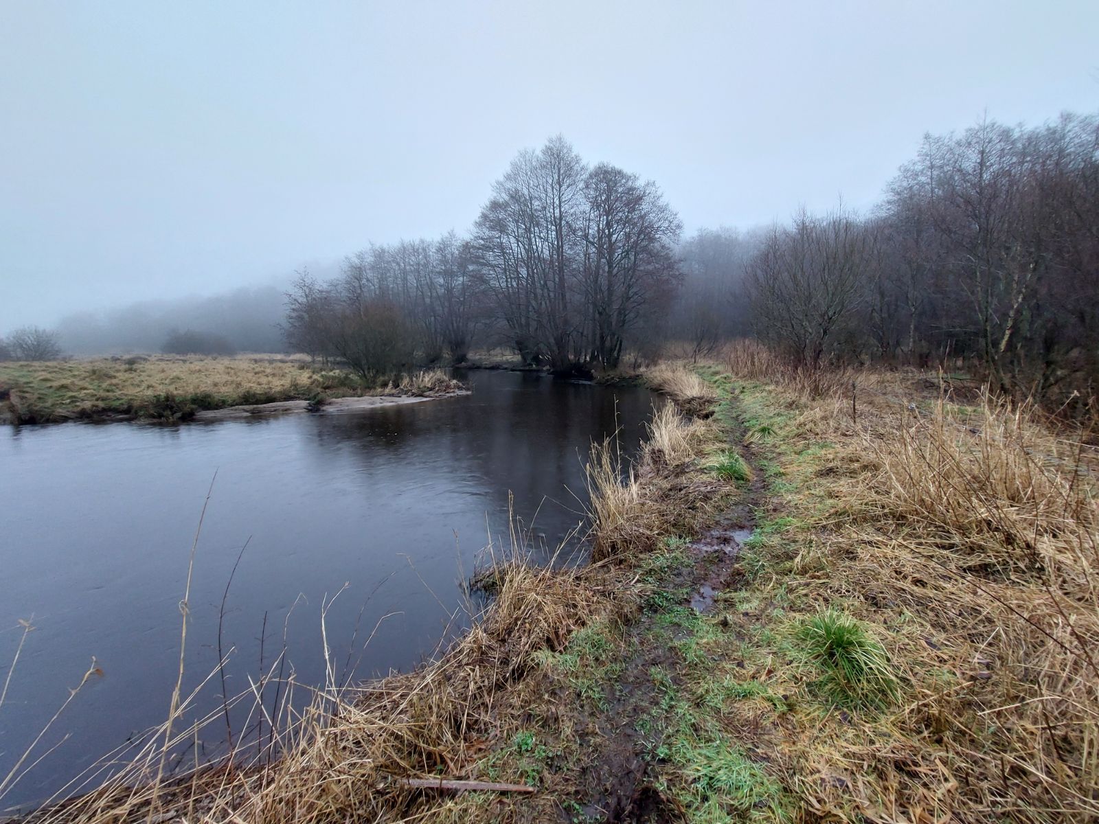 smal sti ved Vejle Å