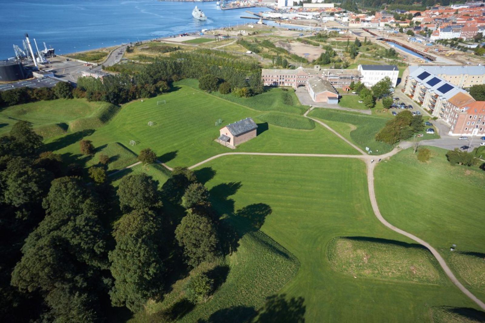 Luftfoto over Kastellet