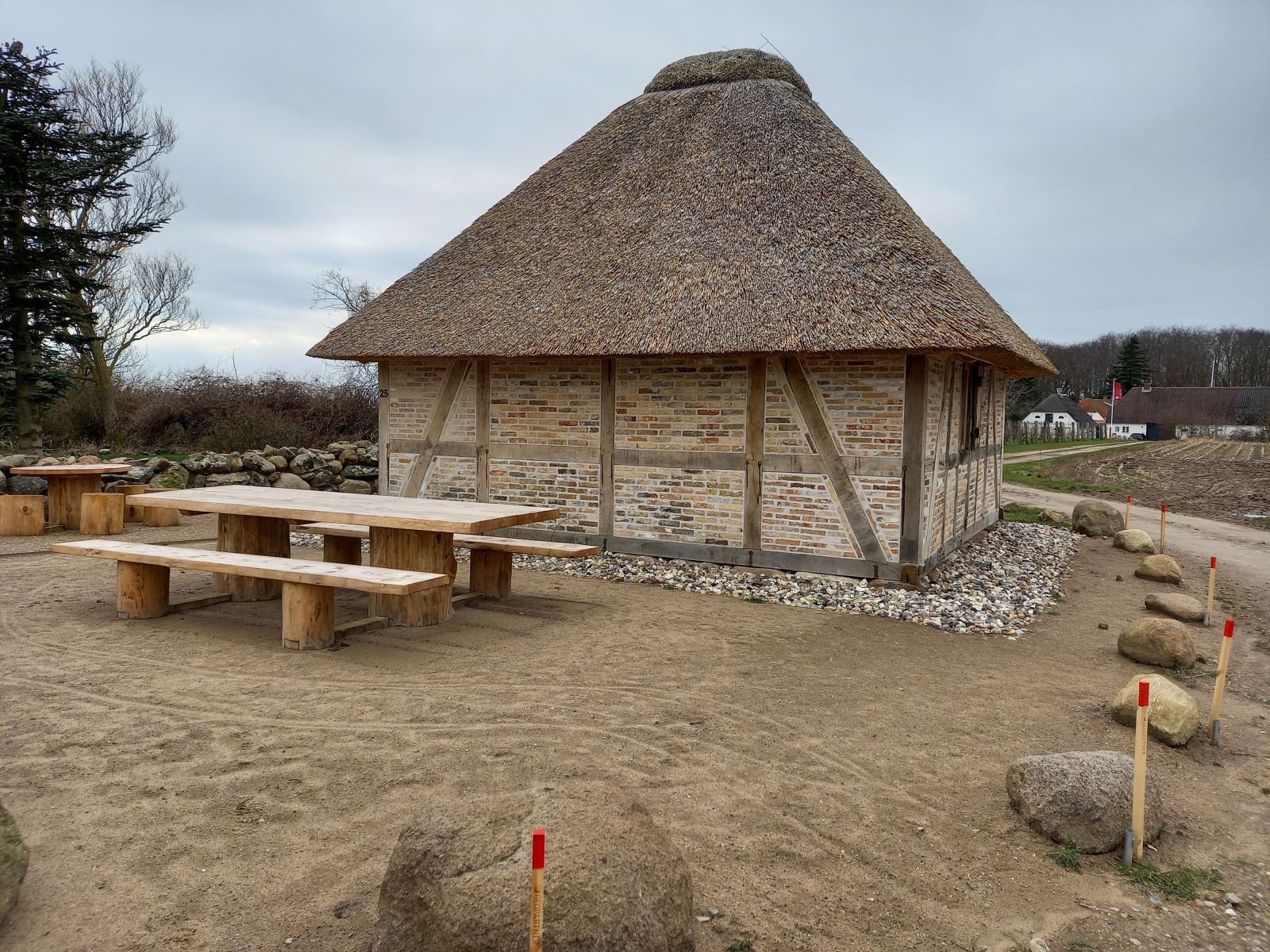 Sinebjerg Markhus, med mulighed for ophold indendørs og udenfor. 