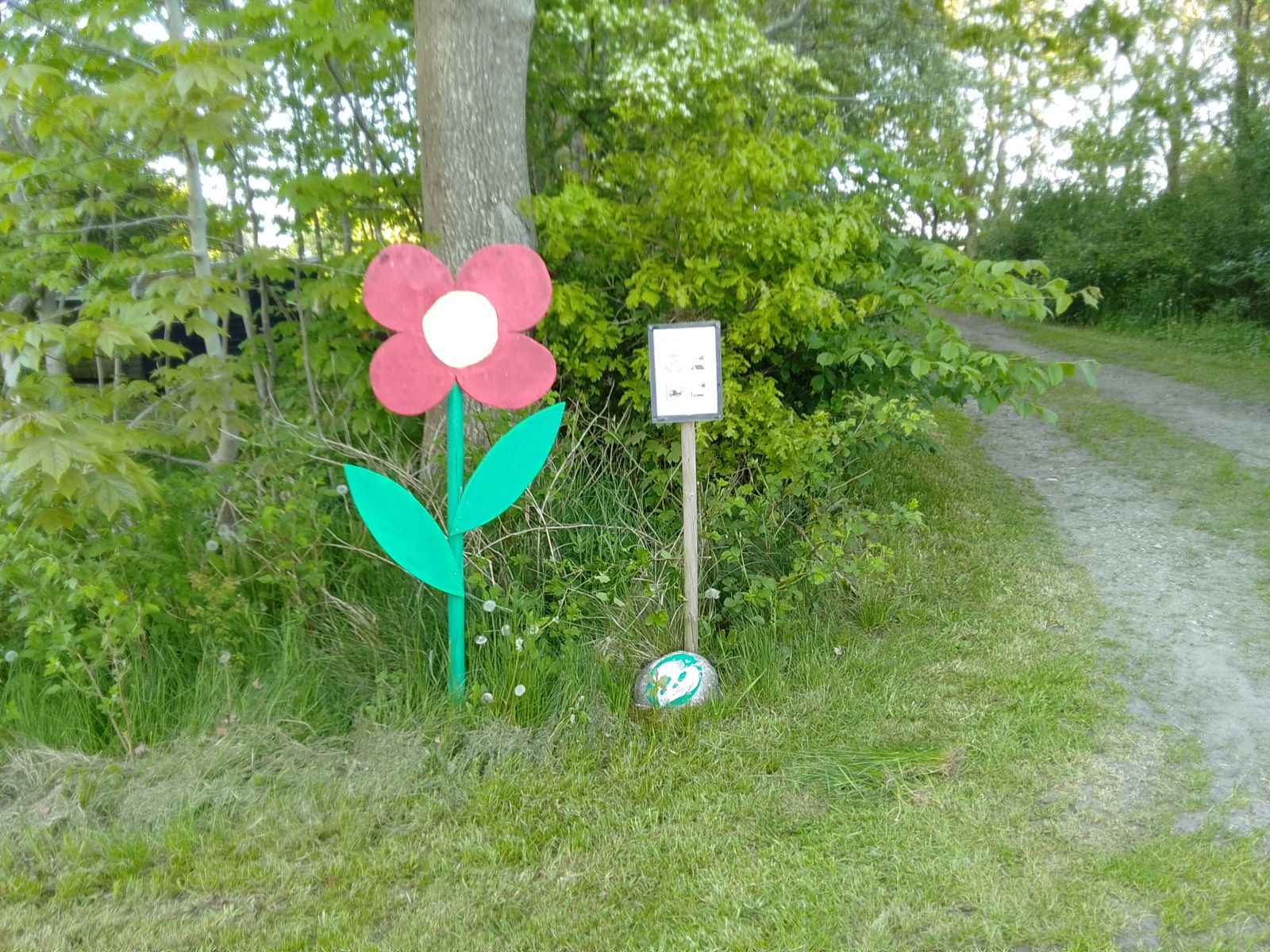 Blomsten viser vej til pladserne