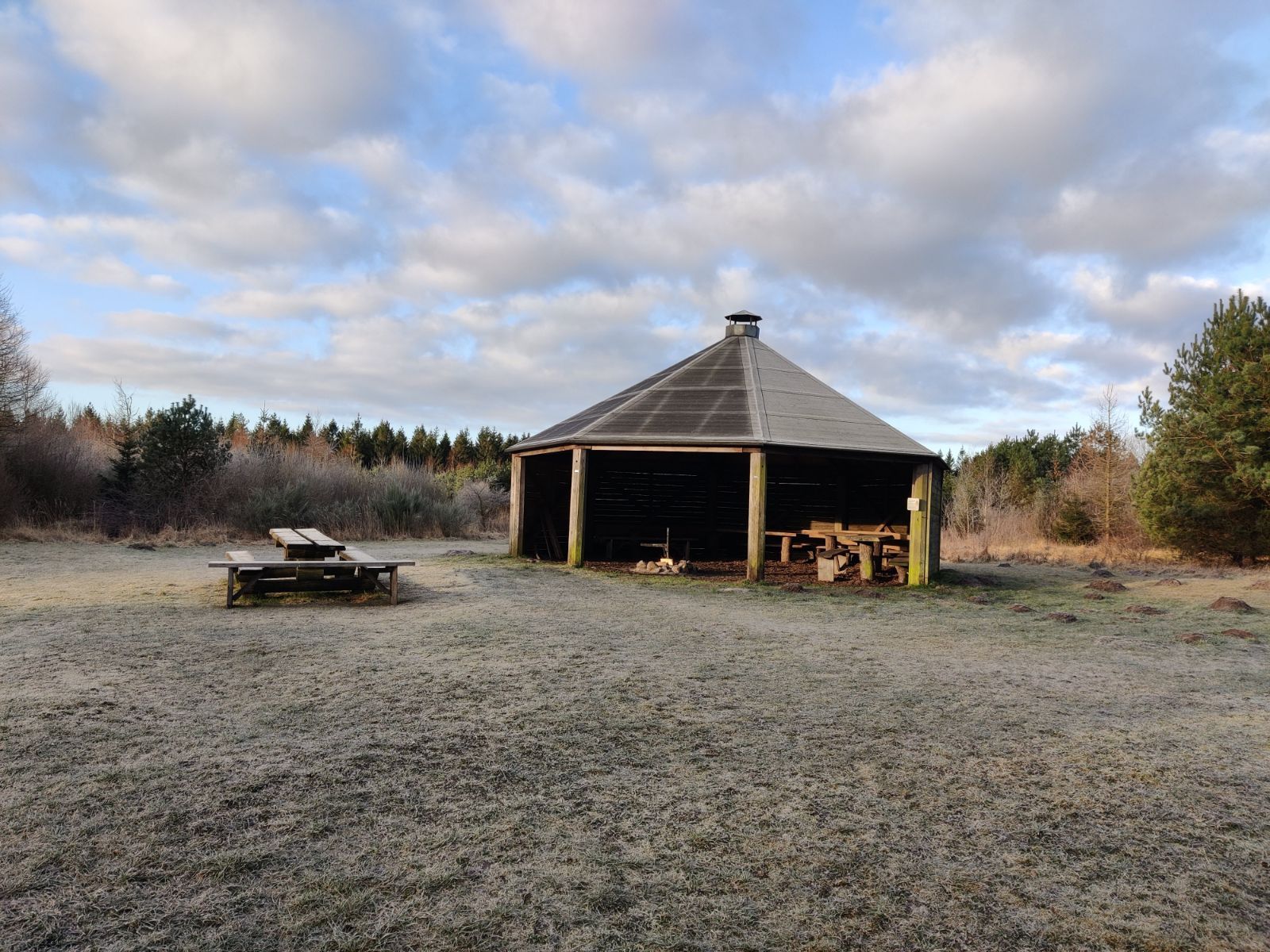 Hønning Bålhytte, shelter in Denmark