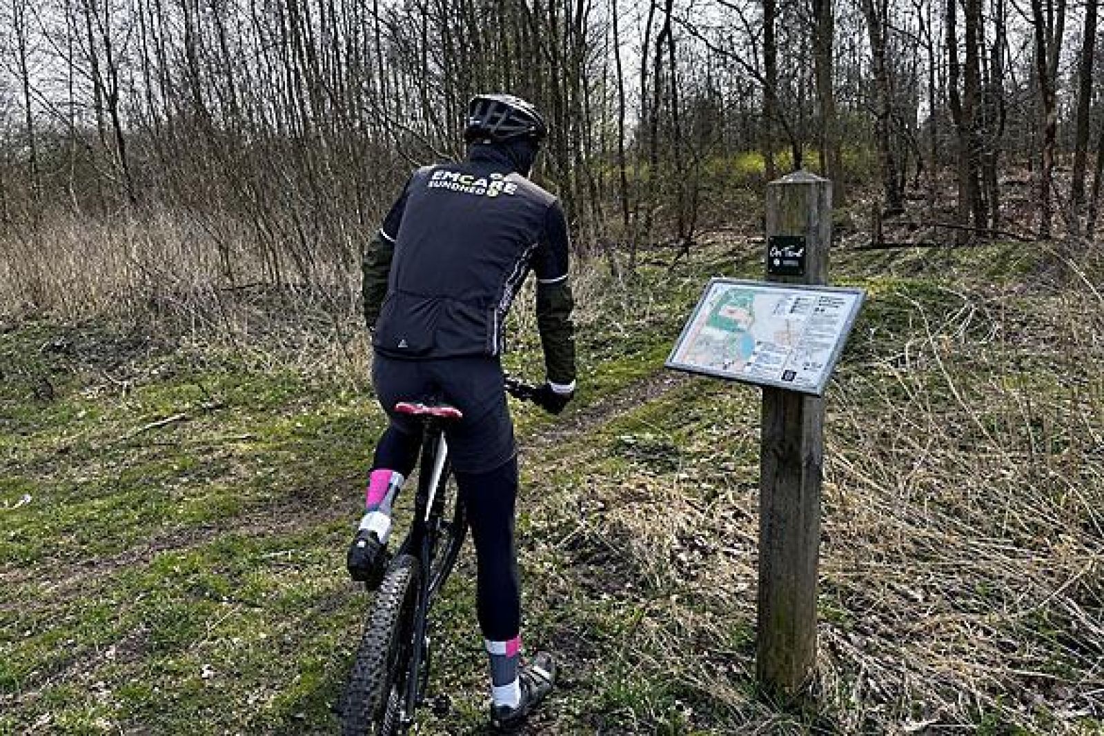 Mountainbike stien i Bramming