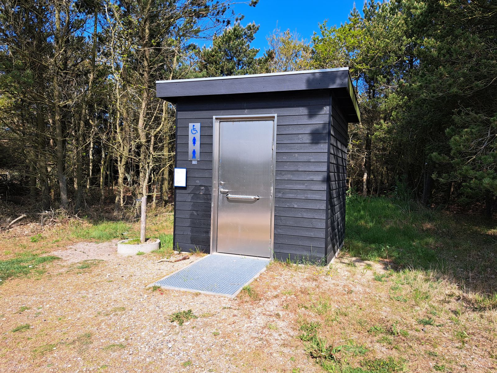 Toilet ved Skavemosen er handicapegnet