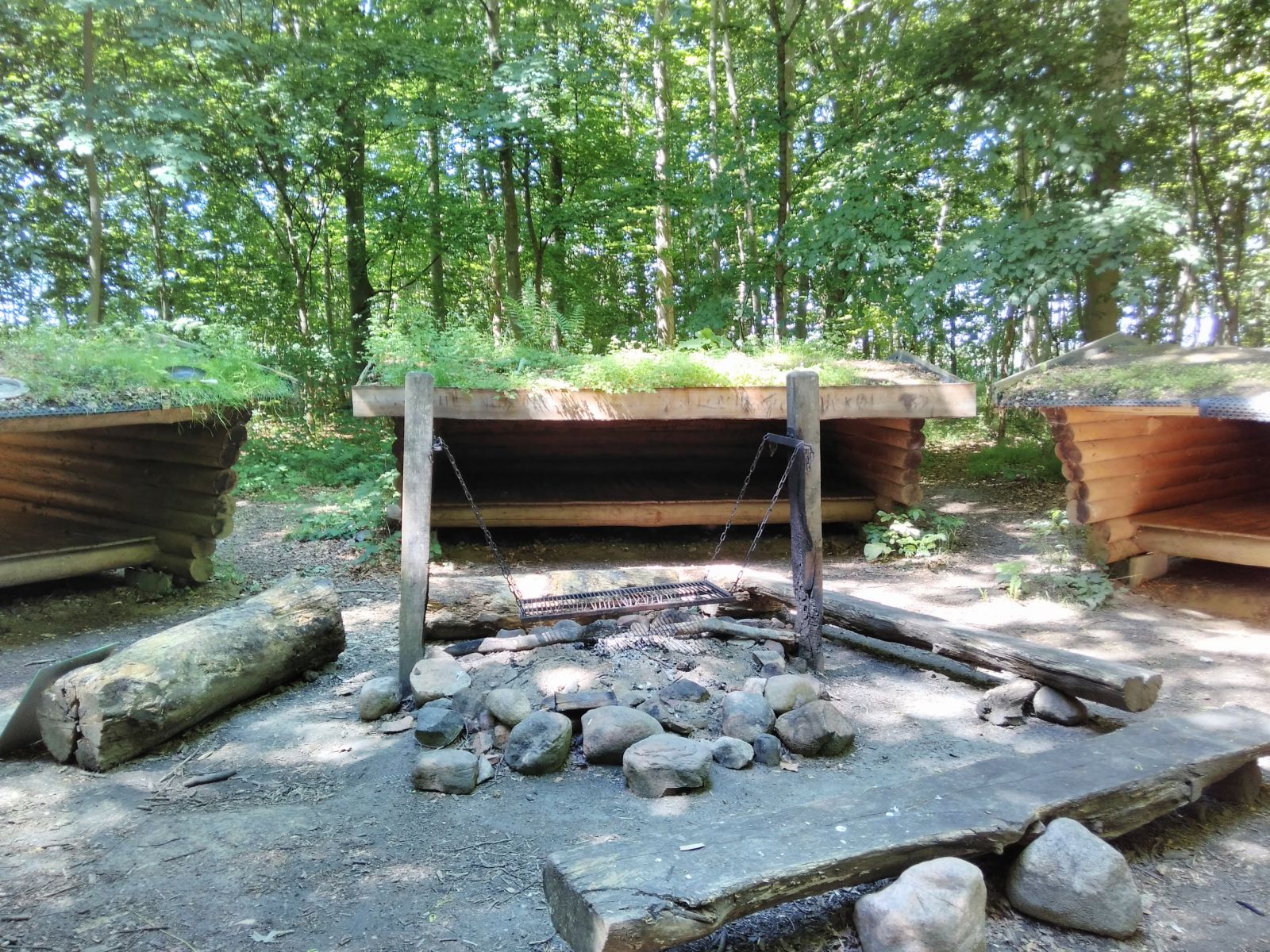 Bålplads ved Tønballe Shelterplads, shelter in Denmark