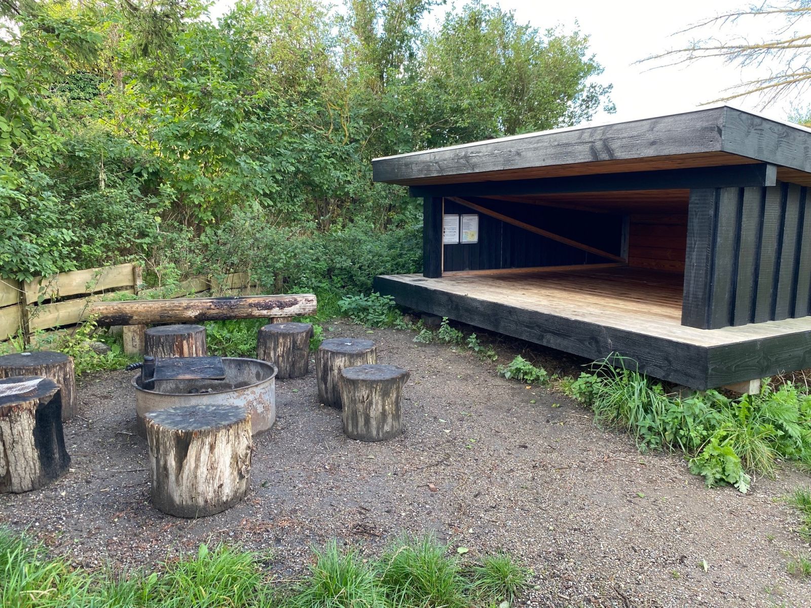 Shelter ved Stevns Naturcenter