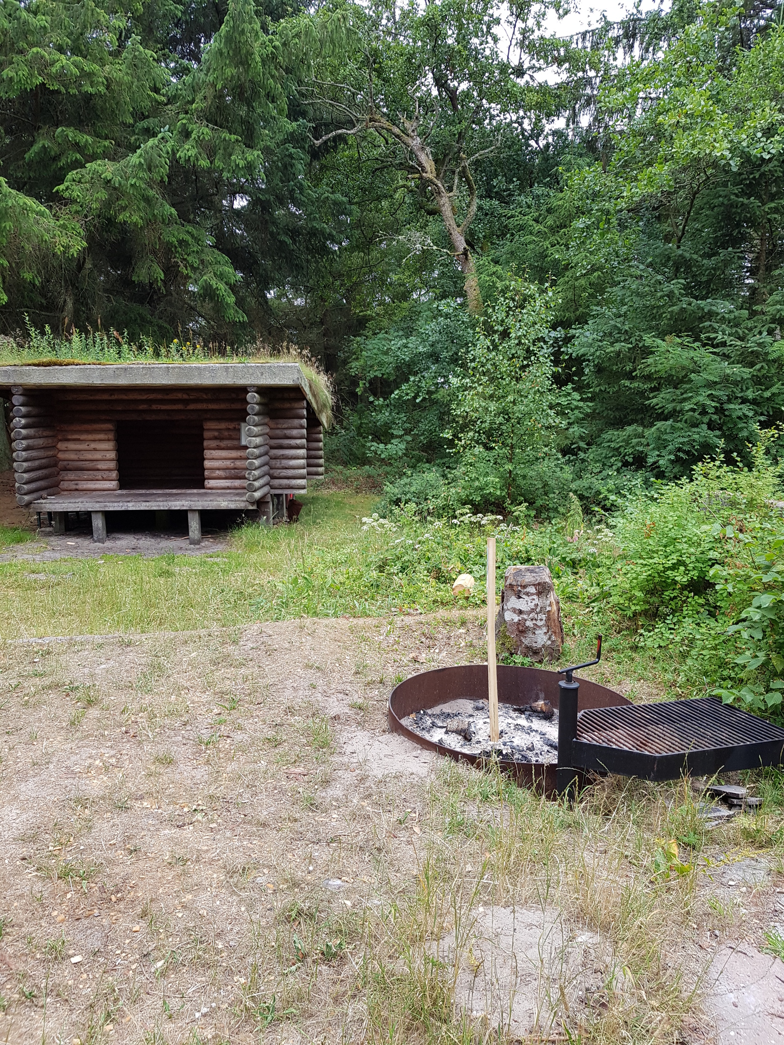 Bålplads i Madsbøl, shelter in Denmark