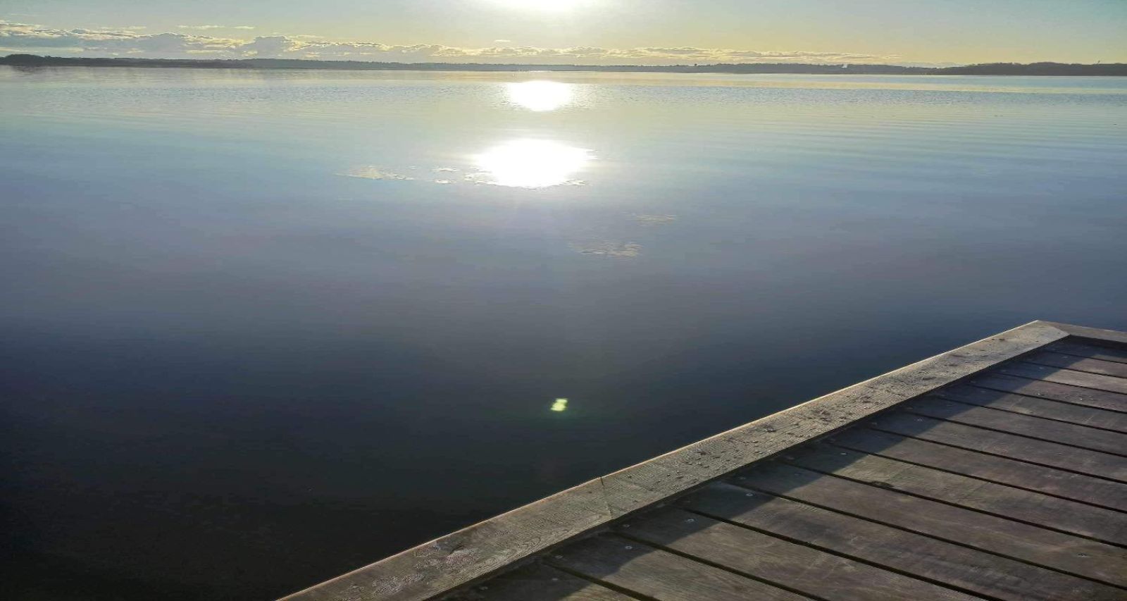 Badebro på Vive havn