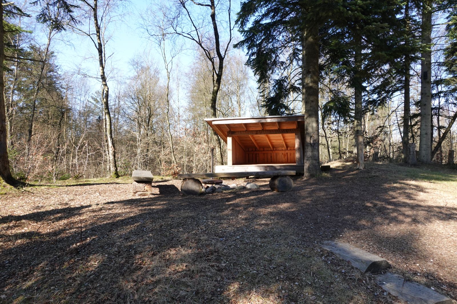 Foto af shelter 3 på Ulfborg Shelterplads