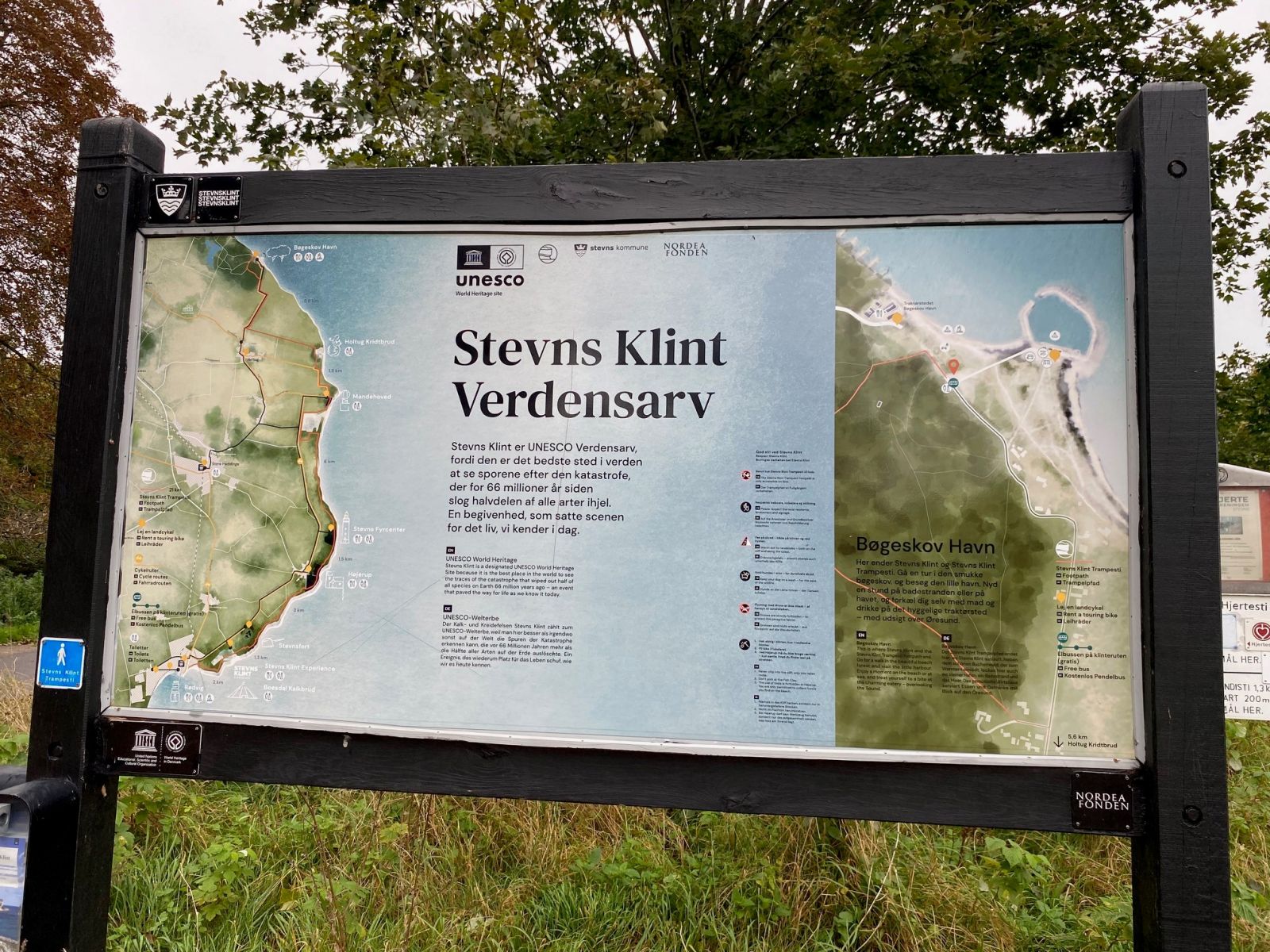 Infotavle Bøgeskoven