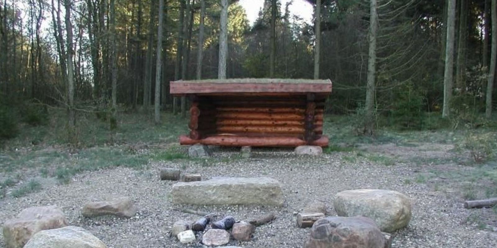 Billede af shelter ved Skånsø