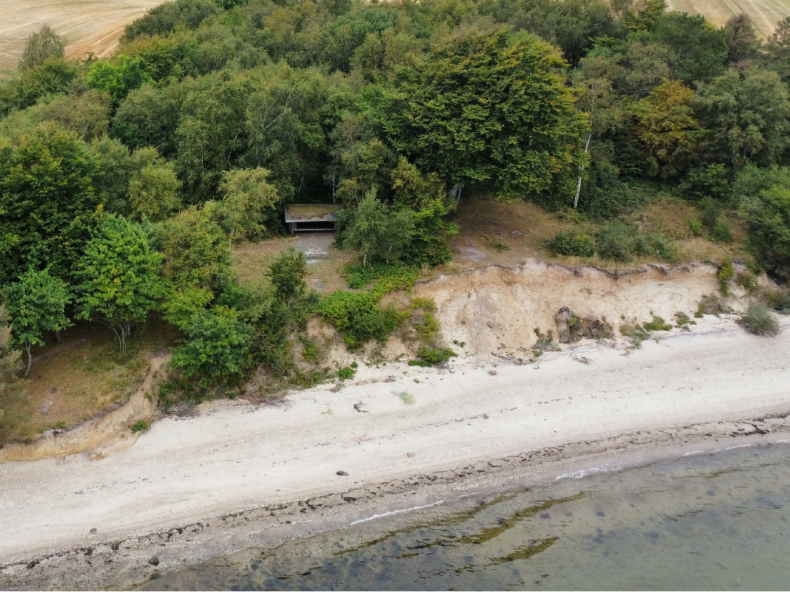 Shelter ved Engelstør Odde