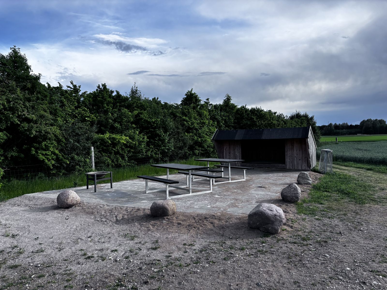 Shelter ved Kærby Enge, shelter in Denmark