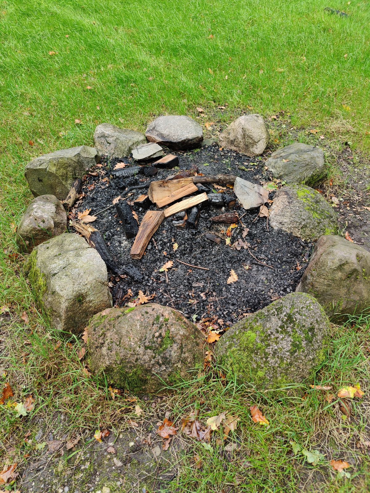 Bålplads i Skjoldhøjkilen