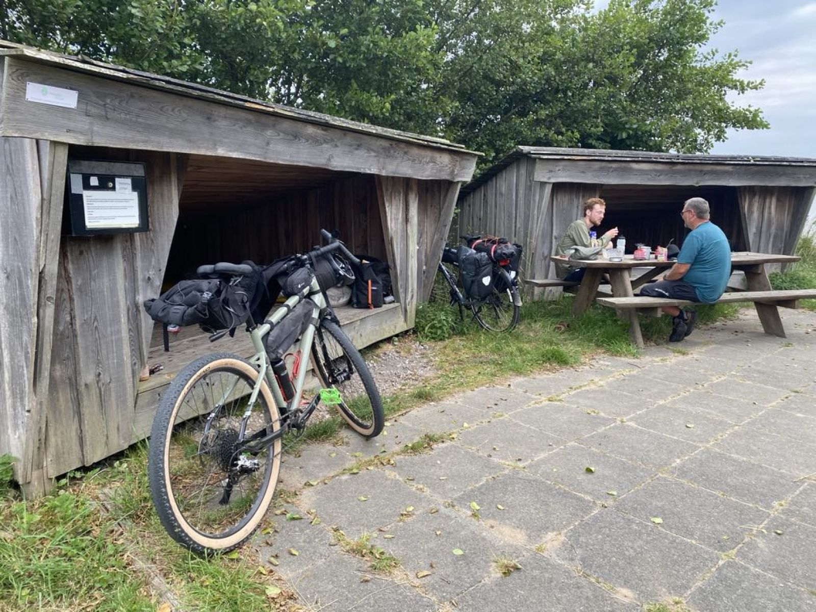 Billedet viser faciliteten med shelter