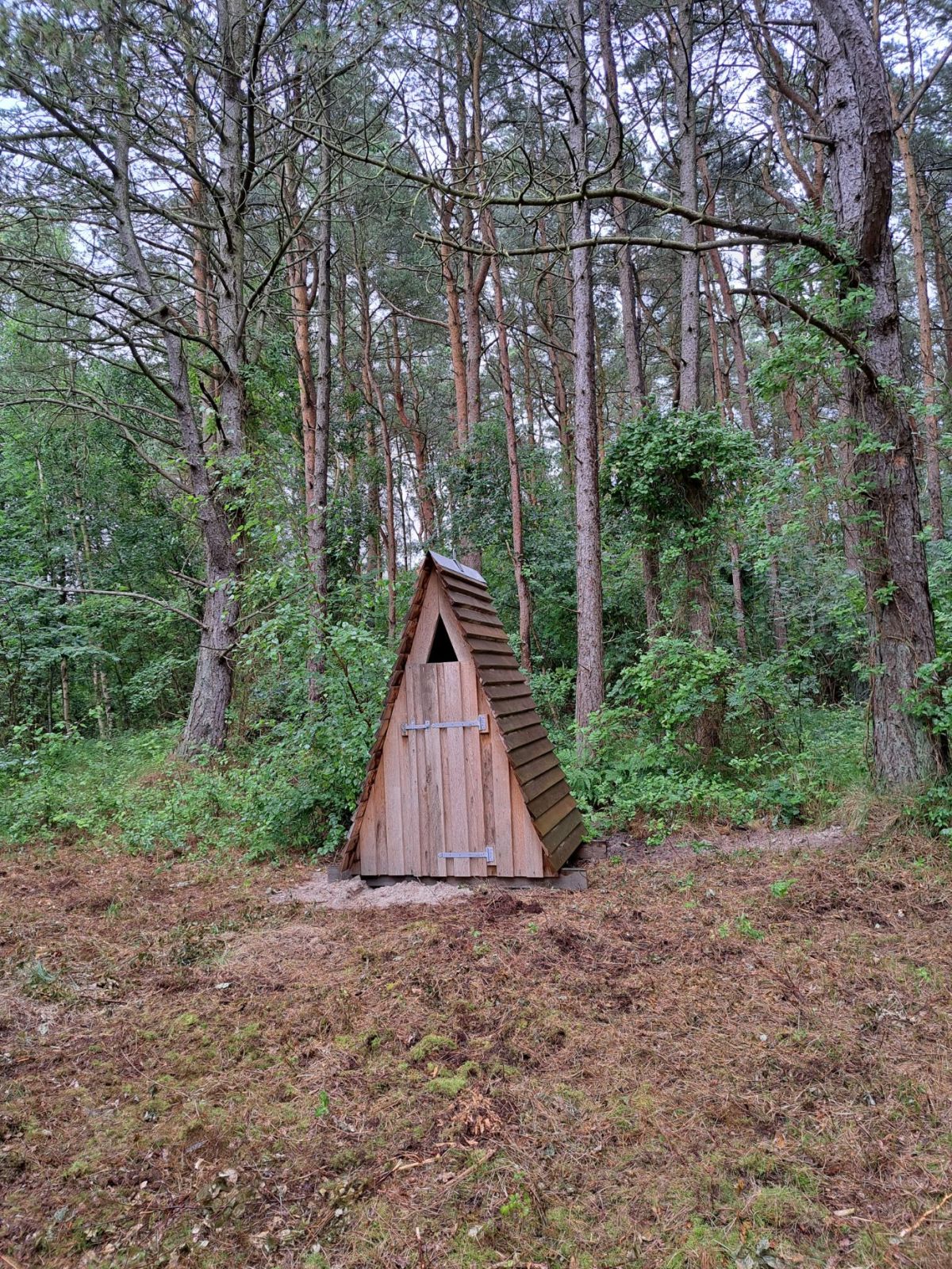 Sdr. Nyland - muldtoilet ved primitiv overnatningsplads, shelter in Denmark