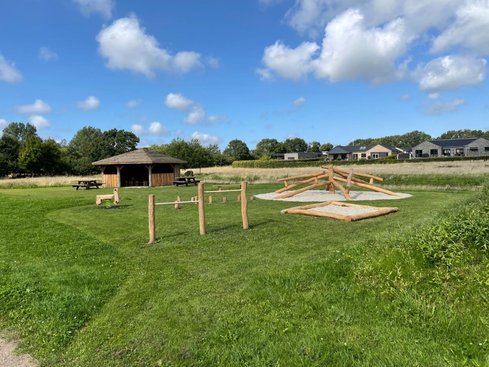 Legeplads i Oksbøl, shelter in Denmark