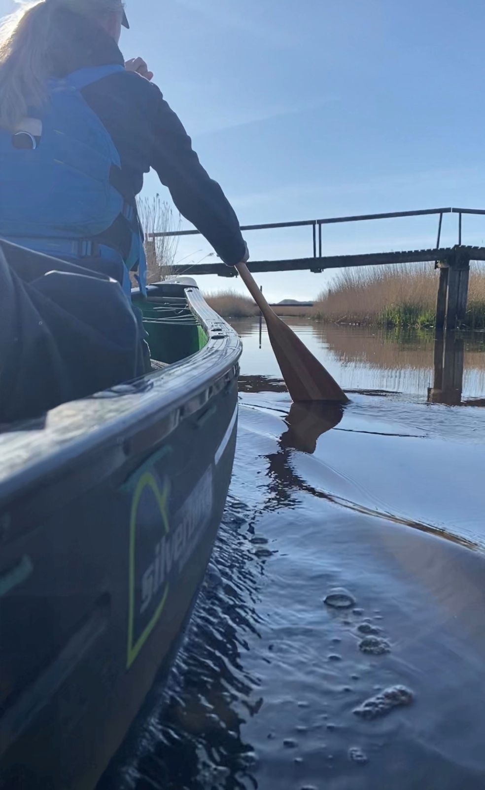 Kano på Gødel Kanal