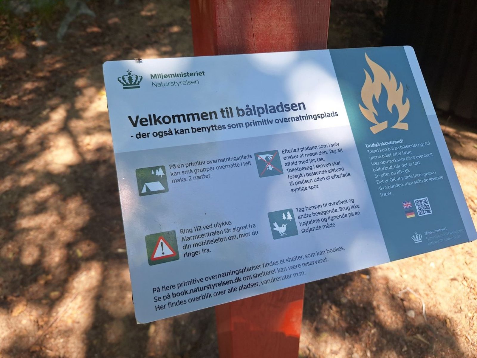 Skiltning på pladsen