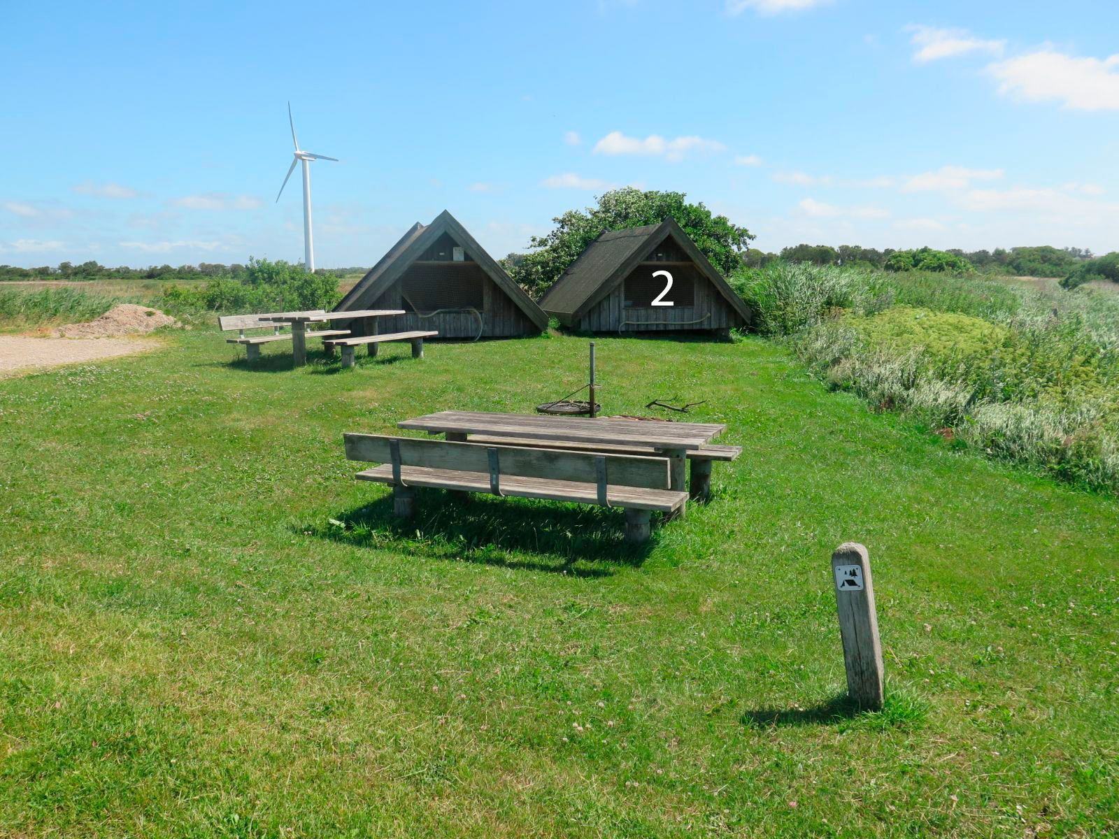 Foto af shelter 1 ved Kytterup Havn