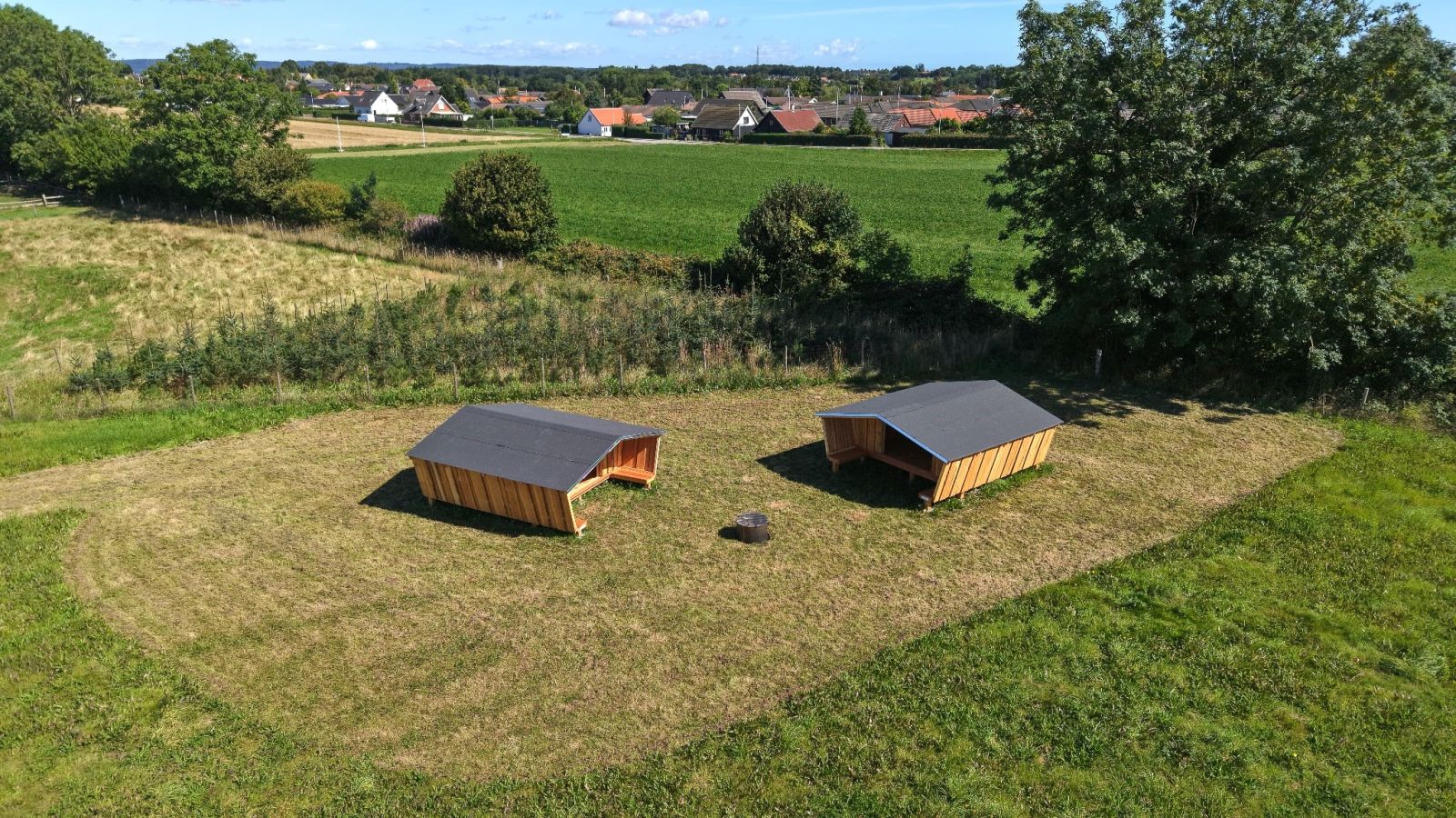 fotoet viser shelterpladsen ved Kringsminde