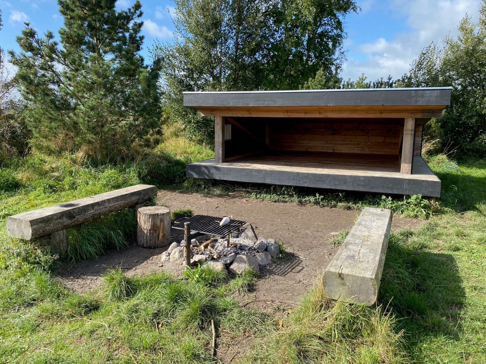 Shelter ved Stevns Naturcenter
