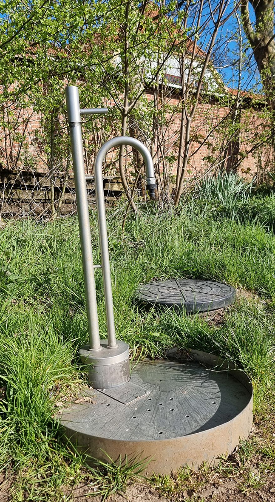 Vandpost på shelterpladsen ved Vilslev